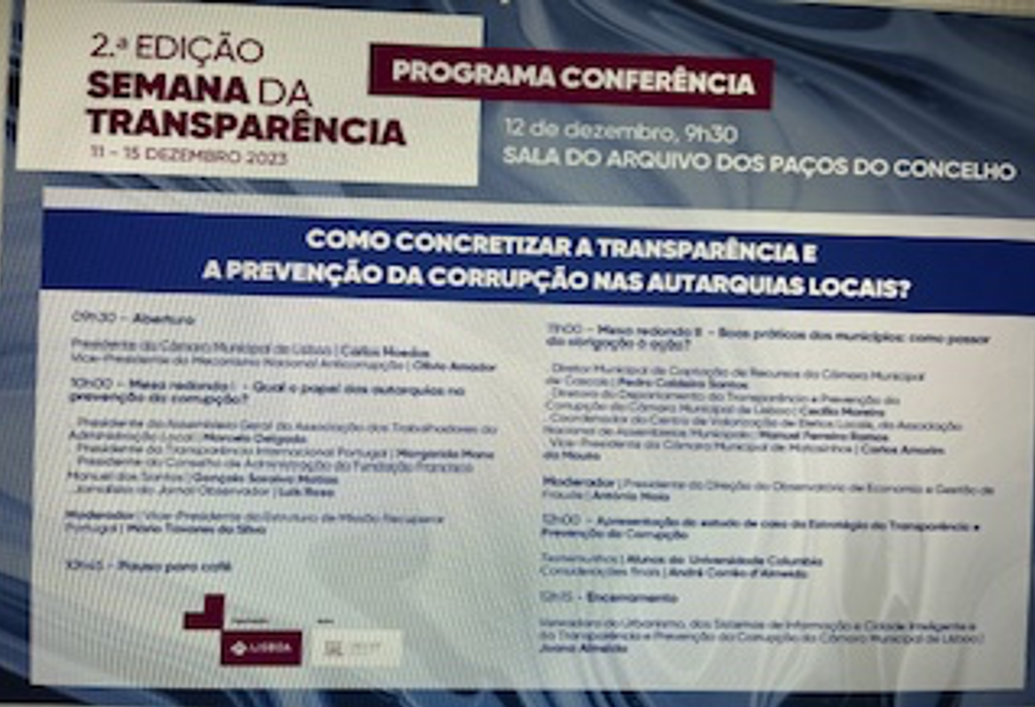 Conferência - MENAC