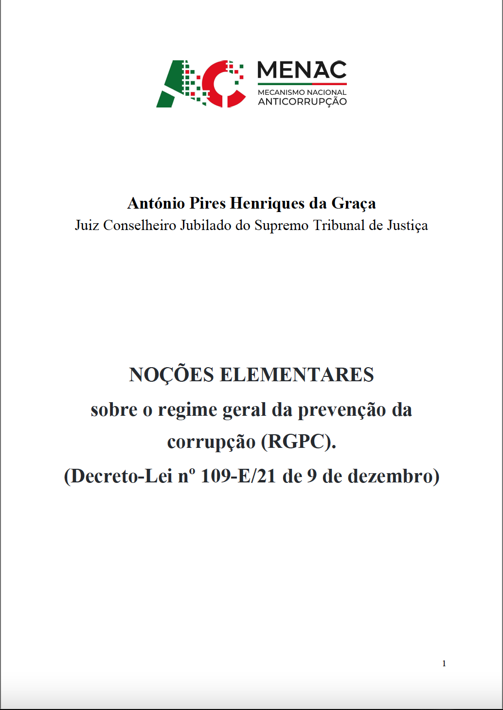 Noções Elementares do RGPC