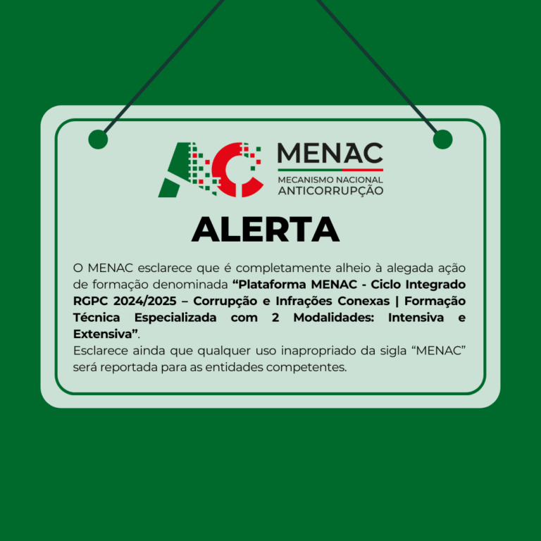 Alerta alegada formação